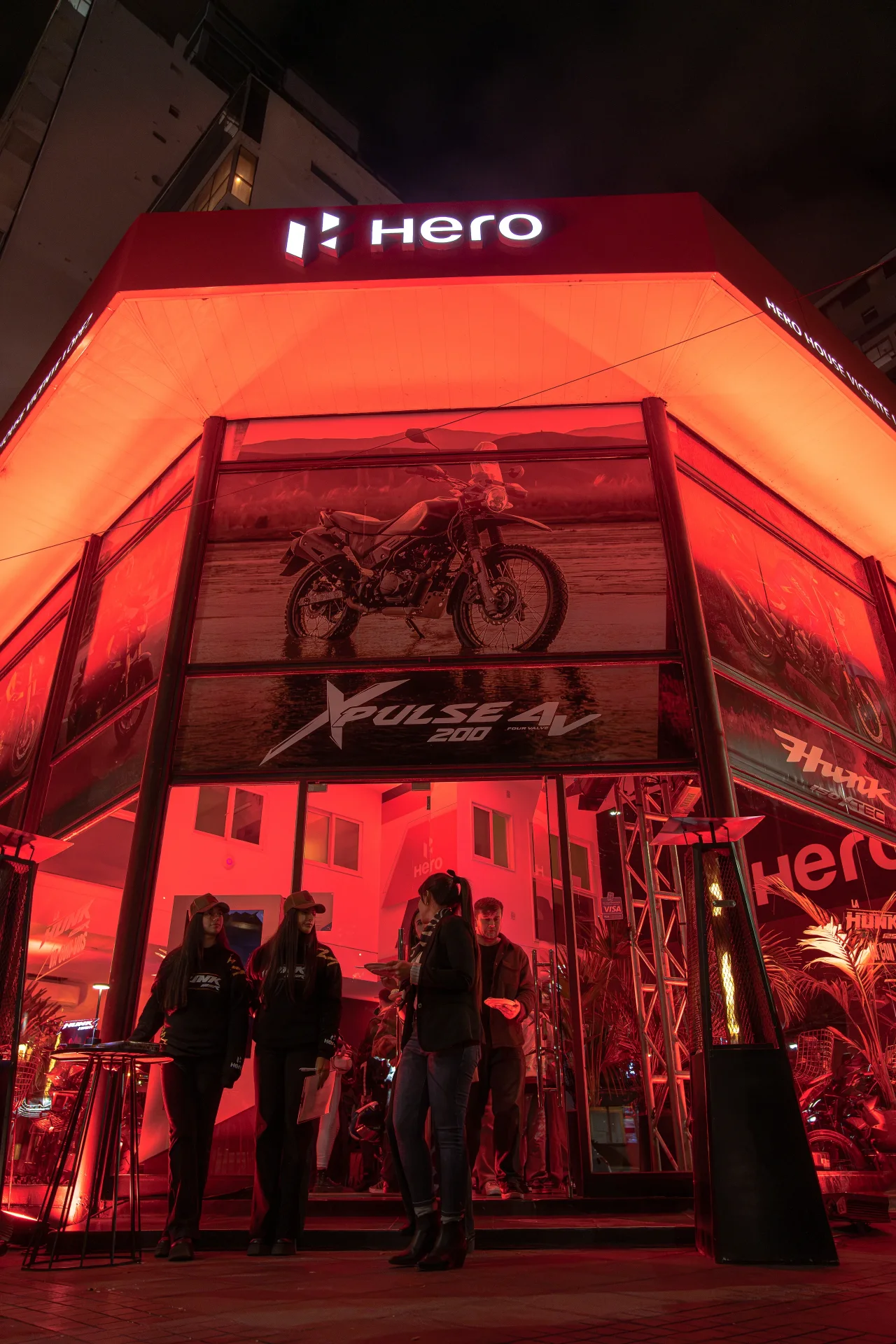 Hero Hunk 125R Lanzamiento — fotografía de Matías Margagliotti