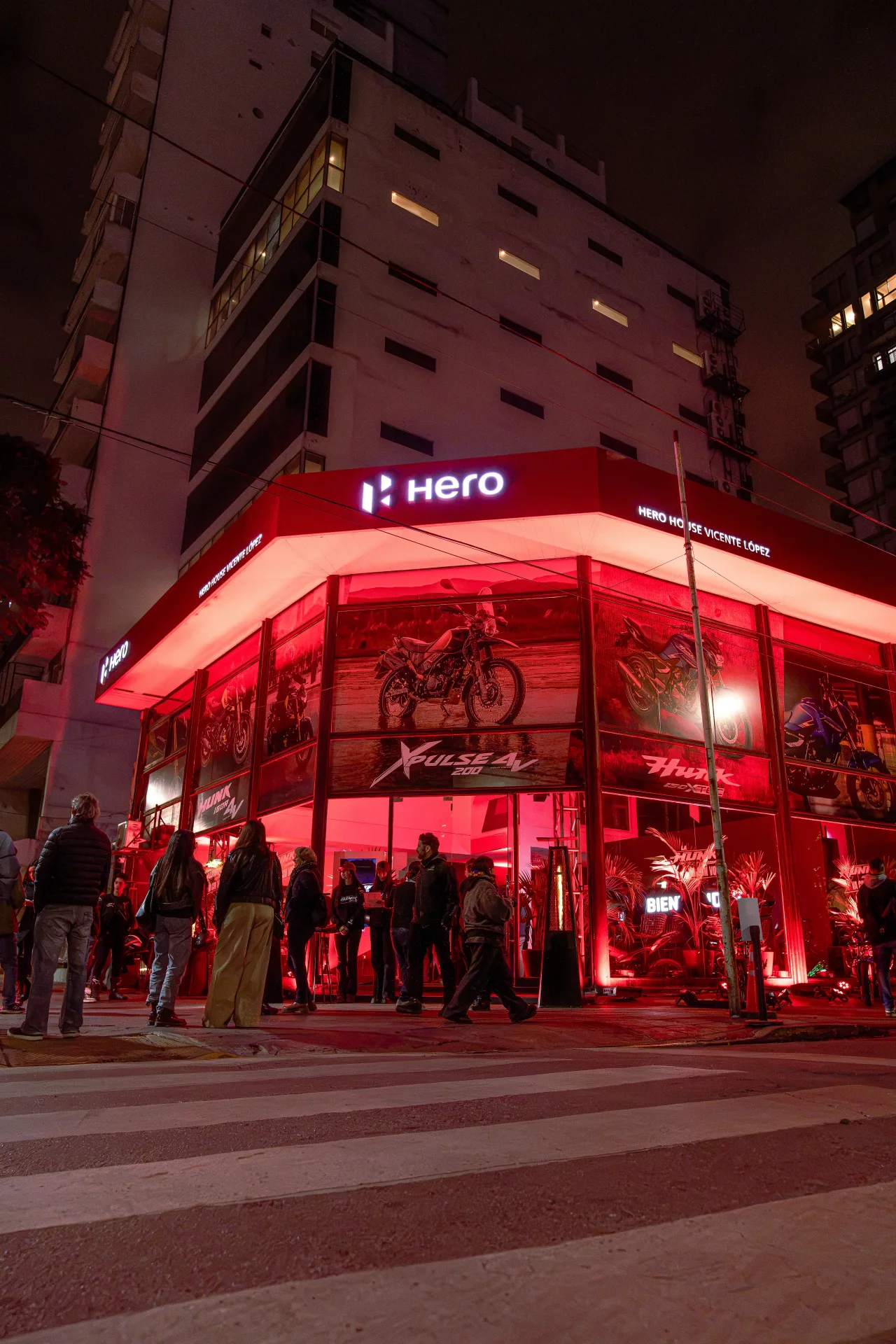 Hero Hunk 125R Lanzamiento — fotografía de Matías Margagliotti