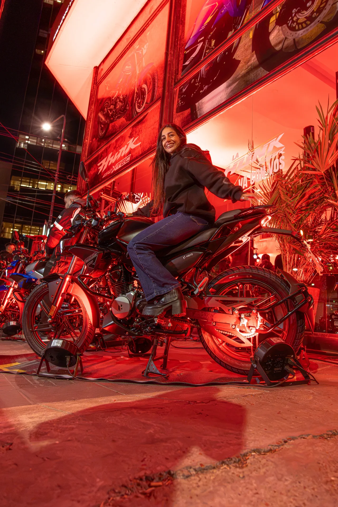 Hero Hunk 125R Lanzamiento — fotografía de Matías Margagliotti