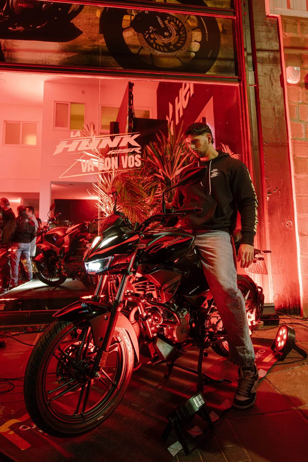 Hero Hunk 125R Lanzamiento — fotografía de Matías Margagliotti